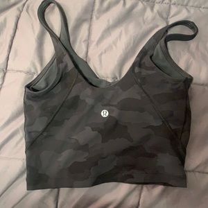 Black lulu align tank